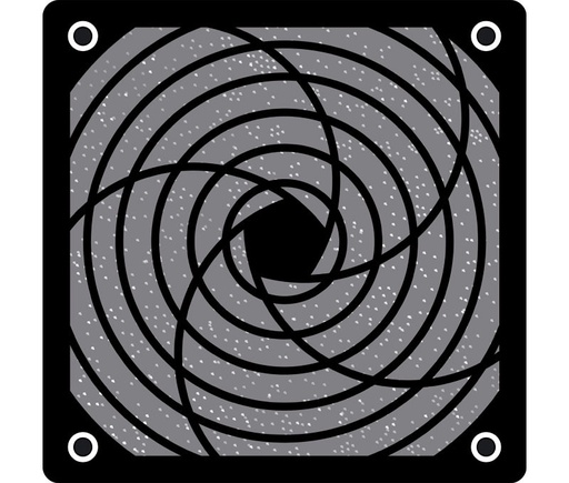 [RJV011] Rejilla para ventiladores con filtro 92X92. Mod. RJV011