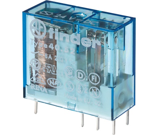 [RL119ELM] Relé 12 VCC 2 ctos 8A Finder. Mod. 40.52.9.012.0000
