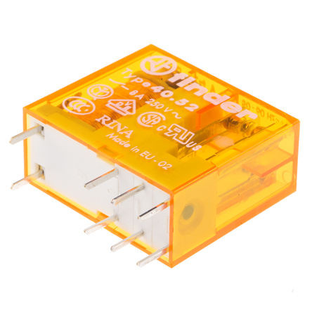 [RL142ELM] Relé standard 24Vca 2Cto. 8A Finder. Mod. 40.52.8.024.0000