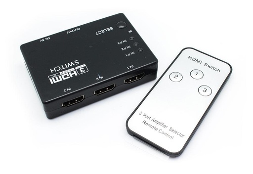 [RM301ENU] Adaptador switch HDMI 3E  a 1S. Mod. RM-301