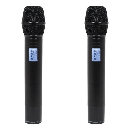[RM30TSOL] Sistema de micrófono inalámbrico 2x micro mano UHF. Mod. RM 30T