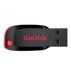 [SDCZ50016GB35] Pendrive USB 2.0 Sandisk 16GB cruzer blade rojo. Mod. SDCZ50-016G-B35