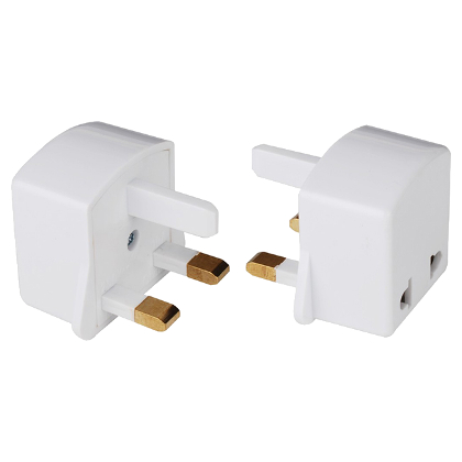 [EL7000057] Adaptador clavija europea hembra a inglés macho. Mod. EL70-00057
