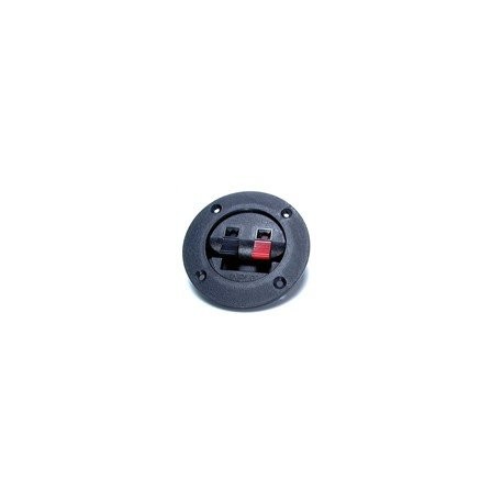 [SLD0108] Placa redonda 74 mm Ø para bafles. 2 terminales a presión: rojo y negro FONESTAR S-336