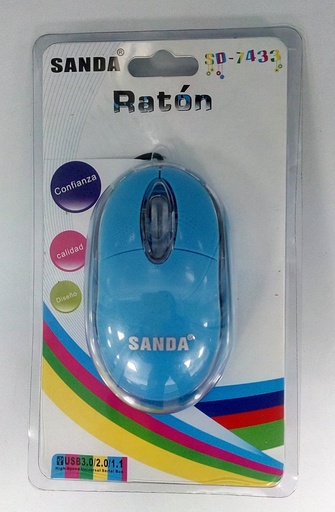 [SLD0124] RATON SANDA SD-7433 CON CABLE USB.