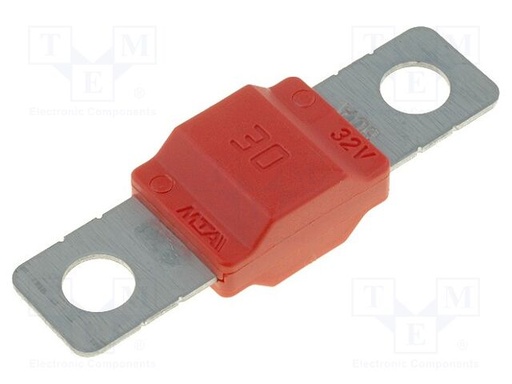 [FUSMIDI30] Fusible de cartucho de coche 30A 32V 40mm. Mod. MIDIVAL-30A