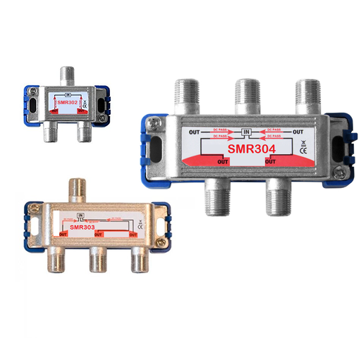 [SMR303SUR] Distribuidor 1Entrada - 3salidas 5-2500 Mhz conector F. Mod. DMR303