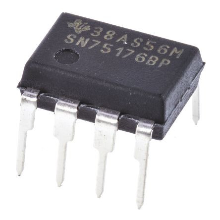 [SN75176BPPCE] Transceptor de línea  SN75176BP   8PDIP, Diferencial  RS-485  5 V