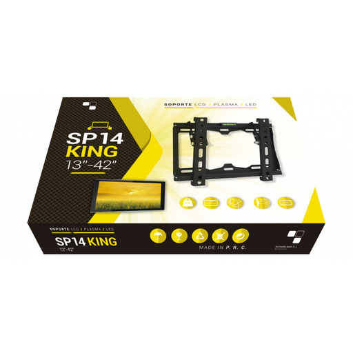 [FIX022EN] Soporte pared TV 13" a 42" 25 Kg king. Mod. SP14