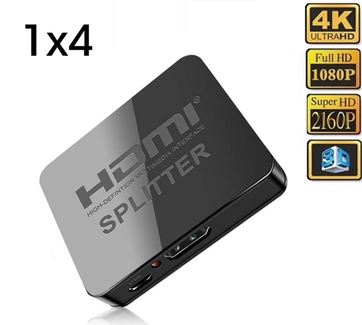 [AV03ELG] Splitter mini distribuidor HDMI 1 a 4 2K&4K@30Hz. Mod. AV03