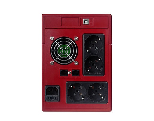 [SPSONE2000DMI] SAI Salicru SPS.2000.ONE Línea interactiva 2000VA Compacto Rojo sistema de alimentación ininterrumpida (UPS)