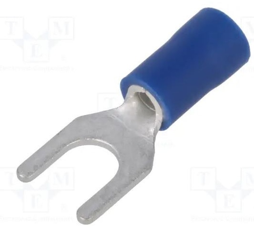 [ST092BTME] Terminal horquilla M5 1,5÷2,5mm2 azul. Mod. CON5126