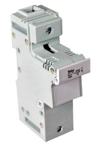 [TE4440DAY] Base portafusible cerámico carril Din T-2 22x58. Mod. ASGF1125
