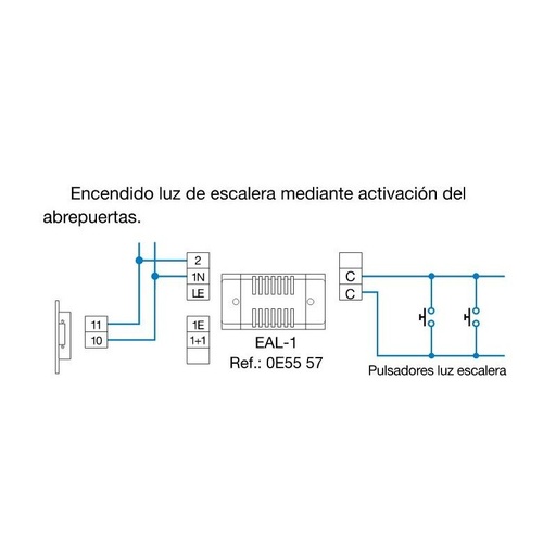 [TEG0E5557] Rele multifuncion EAL1 para funciones auxiliares Tegui. Mod. 0E5557