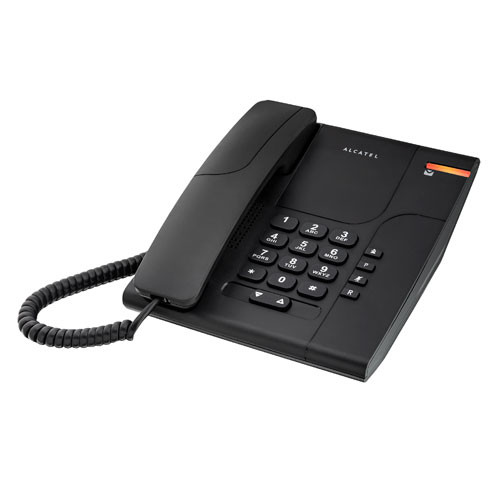 [TEMPORIS180N] Teléfono fijo sobremesa negro Alcatel. Mod. TEMPORIS180N