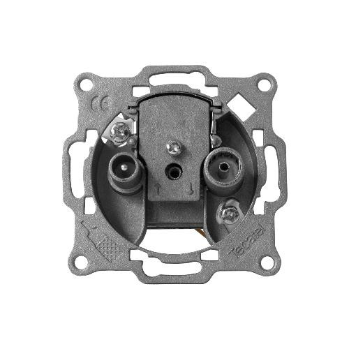 [TI0502TEC] Toma paso intermedia 5dB 2 sal. TV-SAT, paso DC. Mod. SME10IS