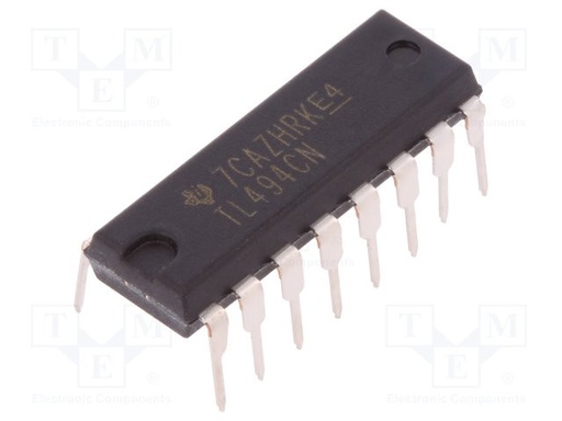 [TL494TME] Circuito integrado controlador PWM Utrabajo: 7÷40V Usal: 40V. Mod. TL494
