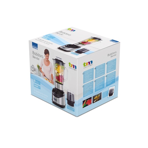 [TMPBA012] Batidora jarra cristal 500W. Mod. TMPBA012