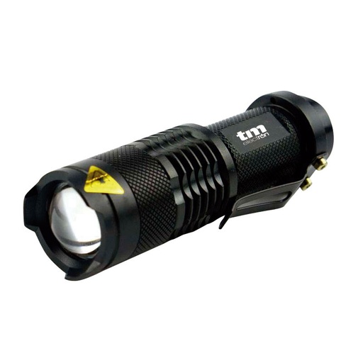 [TMTOR007TM] Linterna LED 3W bolsillo metálica TME. Mod. TMTOR007