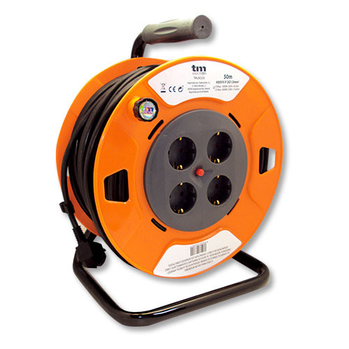 [TMUAD225TME] Cable de alimentación de bobina enrollable de 25 metros. Mod. 430015