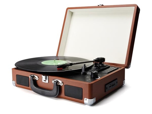 [TURNTABLE] TOCADISCOS 3 VELOCIDADES CON USB Y LECTOR DE TARJETAS SD. MOD. TURNTABLE