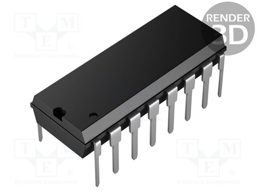 [ULN2003A] Circuito integrado driver darlington DIP16 0,5A 50V. Mod. ULN2003A
