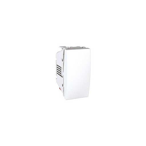 [U310118] Interruptor estrecho Eunea Unica blanco. Mod. U3.101.18