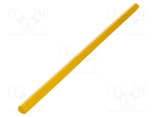 [RCH13819X1Y] Tubo termorretractil 38 mm amarillo 1 metro. Mod. RCH1-38/19X1-BR