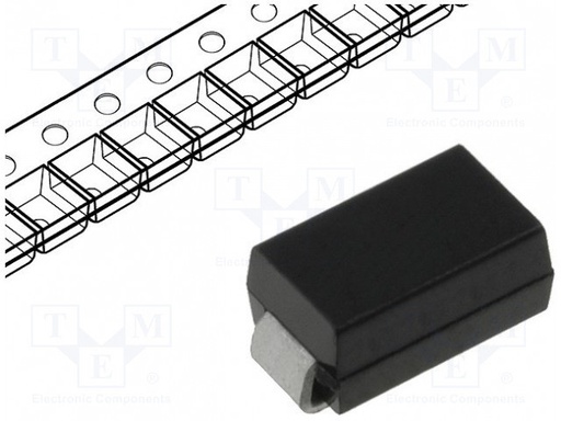 [US1J13FTME] Diodo rectificador SMD 600V 1A 75ns. Mod. US1J-13-F