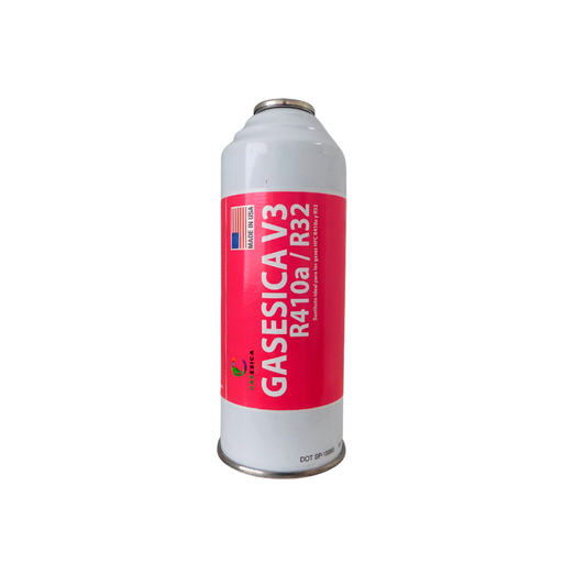 [16UN1790] Botella gas refrigerante ecológico sustituto R410A R32. Mod. V3 GASESICA