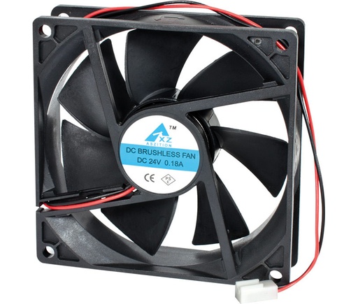 [VEN043ELM] Ventilador cojinete de fricción 24VDC 92x92x25mm. Mod. VEN043