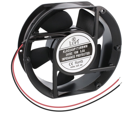 [VEN060ELM] Ventilador rodamiento 24VDC 172x150x51mm. Mod. VEN060