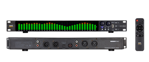 [EQ31USBBT] Reproductor de audio con vúmetro de 31 bandas. Entrada/salida estéreo analógica. USB/BT. Mod. EQ 31 USB BT