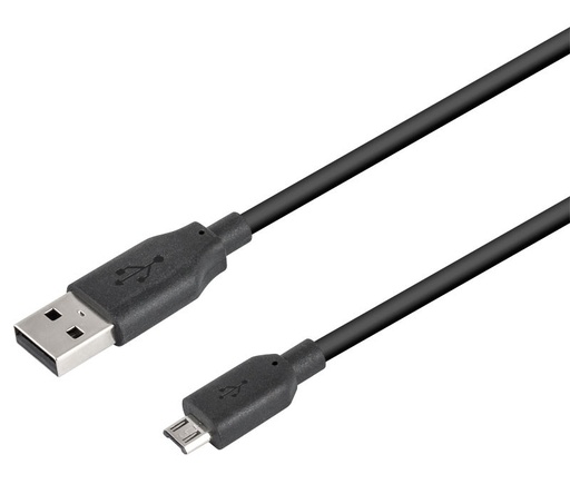 [WIR103ELM] Conexión USB-A 2.0 macho-macho Micro USB