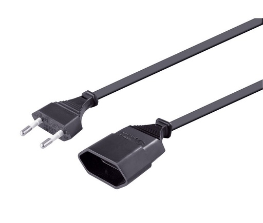 [WIR125ELM] Prolongador de red Europa 4,0mm macho - hembra 3 mts. Mod. 430028G