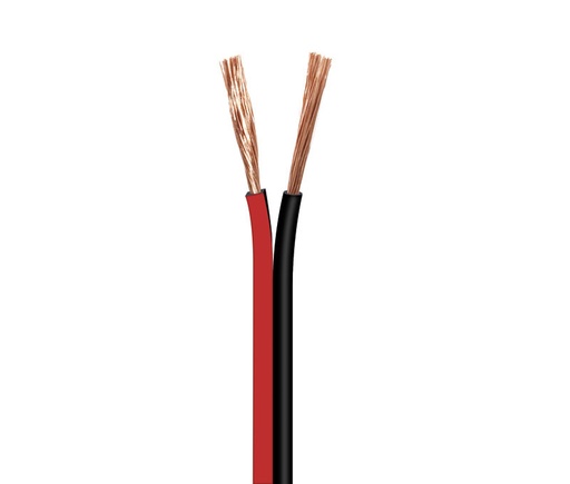 [WIR9012ELM] Cable para altavoz, Rojo-Negro 2X1.00 METRO. Mod. WIR9012