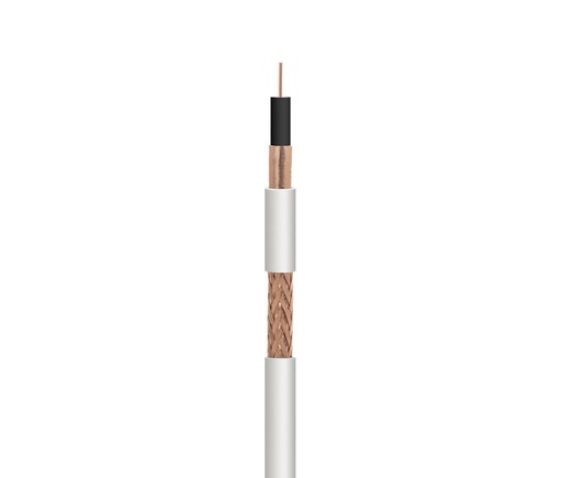 [WIR905950ELM] Rollo de cable coaxial de antena blanco 50m. Mod. WIR9059-50