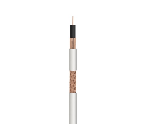 [WIR9059ELM] Rollo de cable coaxial de antena blanco 100m. Mod. WIR9059
