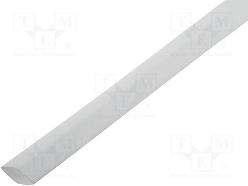[XBPT9.5BLVDR] Tubo termorretractil 9.5 mm blanco 1 metro. Mod. XBPT-9.5BL