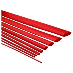 [CBHFT951MRD] Tubo termorretractil 9.5 mm Rojo 1 metro. Mod. XBPT9.5RJ