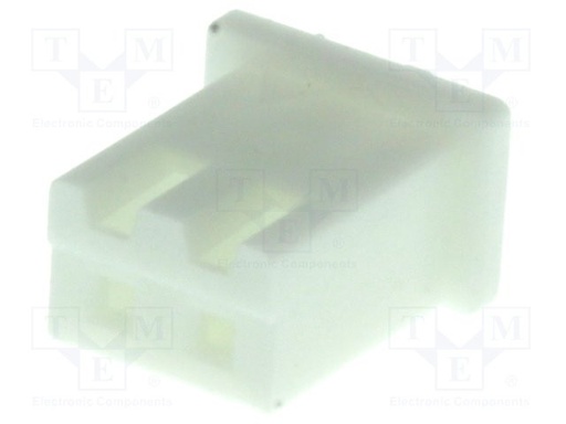 [XHP2TME] Conector conducto-placa hembra XH 2,5mm PIN:2 sin contactos. Mod. XHP-2