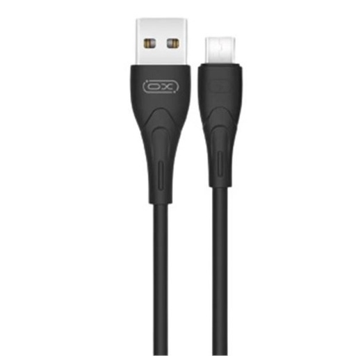 [XONB146TCBKENU] CABLE CARGA RÁPIDA USB A TIPO C SILICONA 2.4A 1M NEGRO XO. Mod. IN4000038