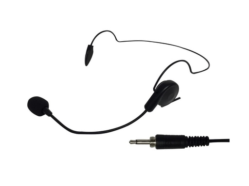 [XS110EQU] Micrófono de diadema con conector minijack de 3'5 con rosca Mark. Mod. XS 110