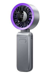 [930452EDH] Ventilador de mano turbo con display USB. Mod. 93.045/2