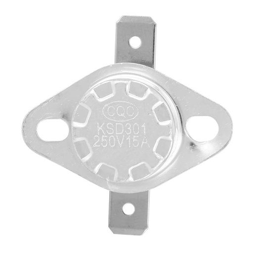 [KSD301] Sensor termostato 15A 250V 85ºC NC. Mod. KSD301