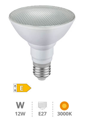[200620019] Bombilla LED PAR30 12W E27 3000K IP65. Mod. 200620019