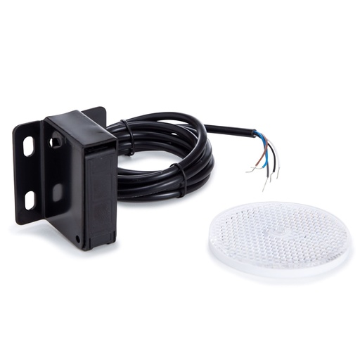 [PEM10D] Sensor fotocélula completa c/espejo 10m IP44 12-250VAC/DC. Mod. PEM10D