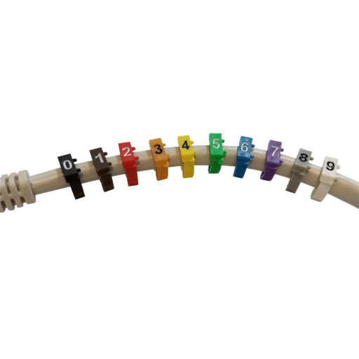 [1287MAVA] Marcadores para cable Ø 6-7,5mm. Mod. 1287-M