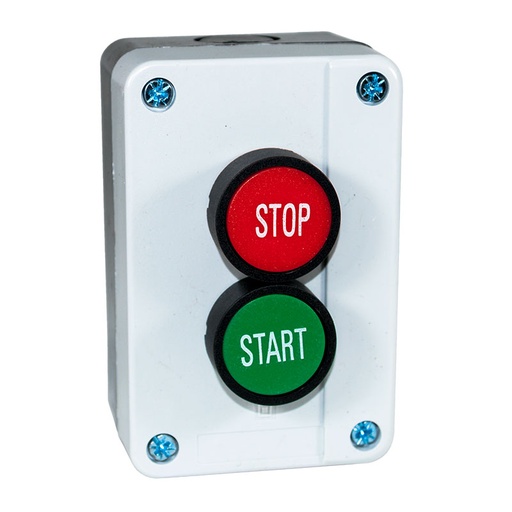 [WE9524DAY] Caja pulsador marcha paro 1NO+1NC IP65. Mod. WE-9524