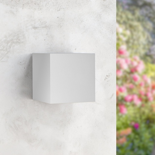 [LM6183] Aplique de Pared Led White Cube 12W Ip54 CCT. Mod. LM6183